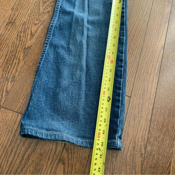 LAWMAN Vintage Embellished Western Cowgirl Semi Flare Denim Jeans Size 32 - Picture 7 of 16